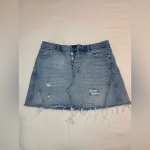Free people denim skirt